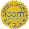CARF Accredited, Aspire to Excellence